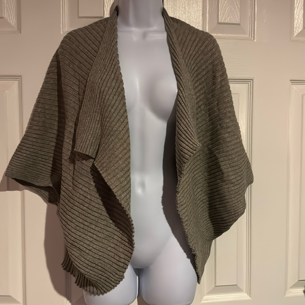 Heather grey cardigan